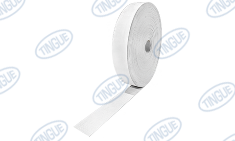 2-PLY WHITE SMOOTH BELT - C/L 3" WIDE CUT BELT x CUSTOM LENGTH