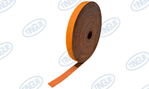 3-PLY ORANGE KLING TOP BELT C/L - 4" WIDE CUT BELT x CUSTOM LENGTH