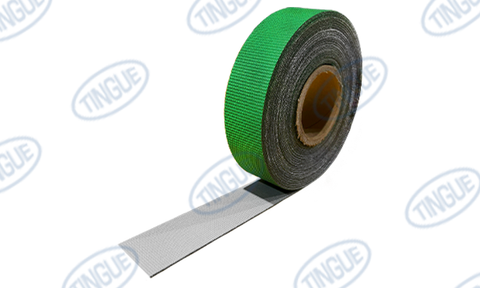 GREEN GRID BELT C/L - 2" WIDE CUT BELT  x CUSTOM LENGTH