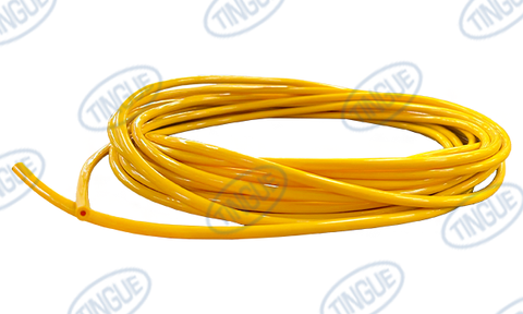 HOLLOW POLYCORD - YELLOW 6MM GUAGE (100 FOOT BOX)