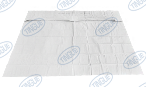 TINGUE WAX CLOTH COTTON DUCK - 72" LONG X 110" WIDE WITH 18" WIDE WAX POCKET