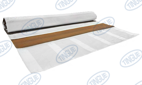 CONTINUOUS BELT CLEANER, 72" WIDE FOR AMERICAN HYPRO 4 ROLL IRONER W/ MR.BROWN ABRASIVE STRIPS