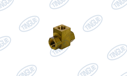 SHUTTLE VALVE 1/8 X 1/8 X 1/8 BRASS