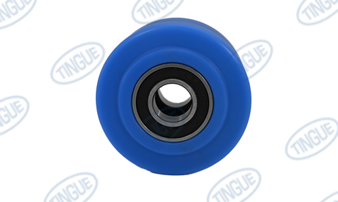 CASTER, THRUST, 3", W/3/4" BALL BEARING (BLUE WHEEL)