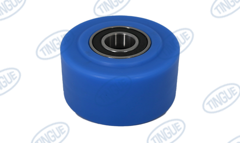 CASTER, THRUST, 3", W/3/4" BALL BEARING (BLUE WHEEL)
