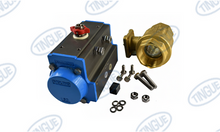 ACTUATOR, BALL VALVE, ASSEMBLY WITH SPRING SET